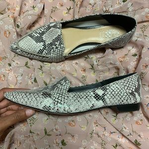 SNAKESKIN POINTY FLATS